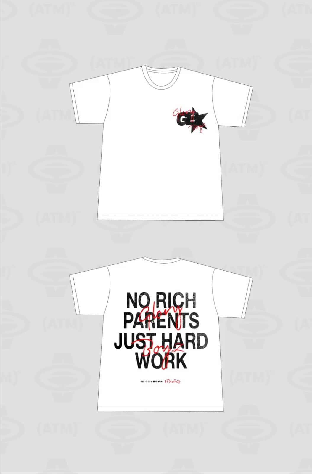 No Rich Parents Just Hard Work Tee